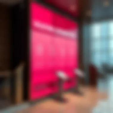 Ticket booth at Burj Khalifa with information signage