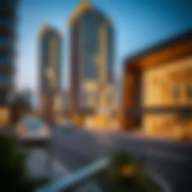 Cutting-Edge Commercial Developments in Ajman Al Zorah Modern commercial developments in Ajman Al Zorah indicating robust investment potential