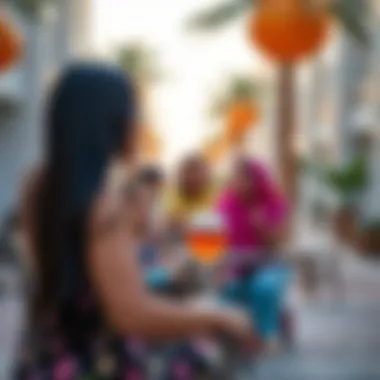 Vibrant Community Life at Al Badia Residence Community lifestyle scene at Al Badia Residence
