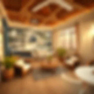 An aerial view highlighting the real estate potential in Al Garhoud