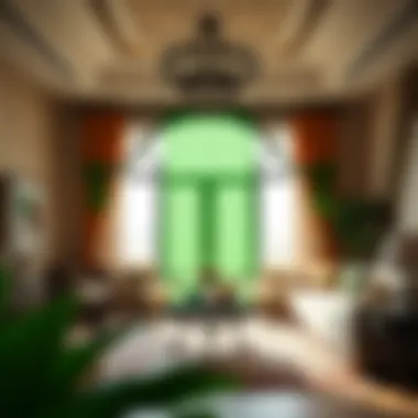 The blend of Irish and Emirati elements in local decor