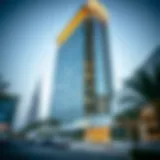 Al Gurg Tower 1 Architectural View Architectural view of Al Gurg Tower 1 showcasing modern design