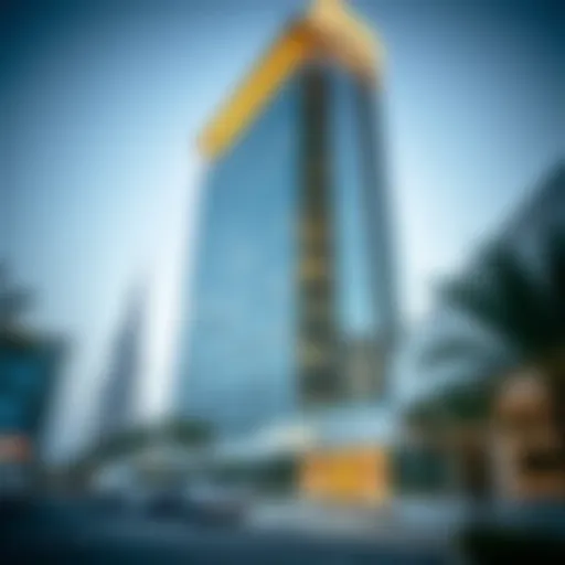 Al Gurg Tower 1 Architectural View Architectural view of Al Gurg Tower 1 showcasing modern design