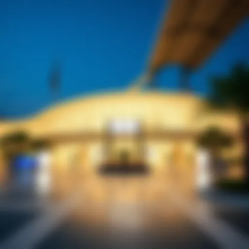 Modern architectural design of Al Khail Gate Community Centre