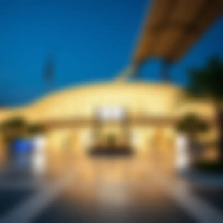 Modern architectural design of Al Khail Gate Community Centre