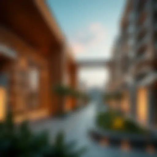 Architectural Vision of Al Khail Gate Phase 1 Architectural rendering of Al Khail Gate Phase 1