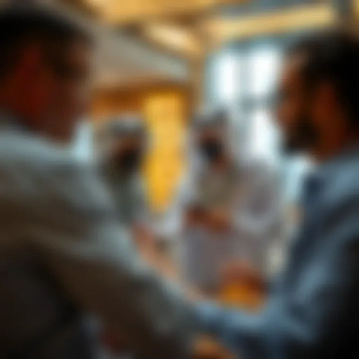 Investors Exploring Opportunities with Al Nakheel Investors engaging in discussions about Al Nakheel properties