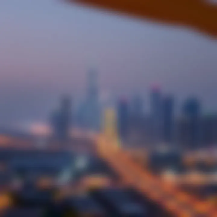 Skyline of Progress in Al Quoz A scenic view of Al Quozโs skyline reflecting urban development trends