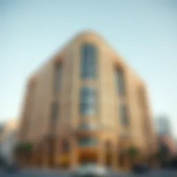 Architectural facade of Al Raffa Building