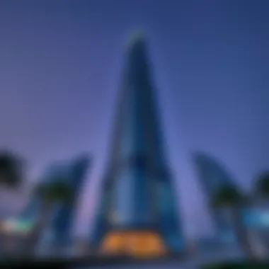 Stunning architectural view of Al Rasheed 4 Tower showcasing its sleek design.