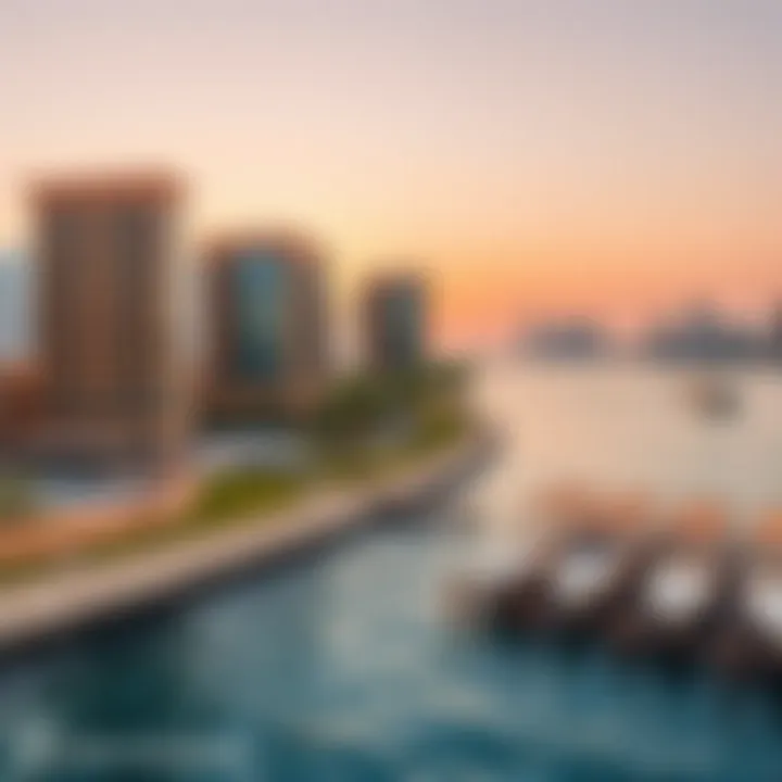 Scenic Waterfront Views of Al Reem Island Scenic waterfront view of Al Reem Island