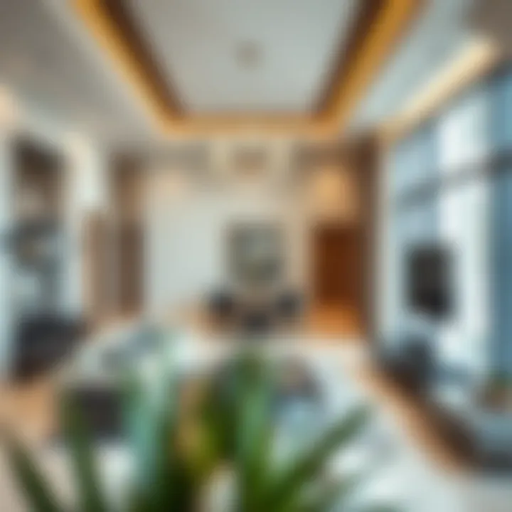 Luxurious interior design of residential units in Al Waha Community