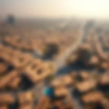 Aerial view of Al Wasl neighborhood