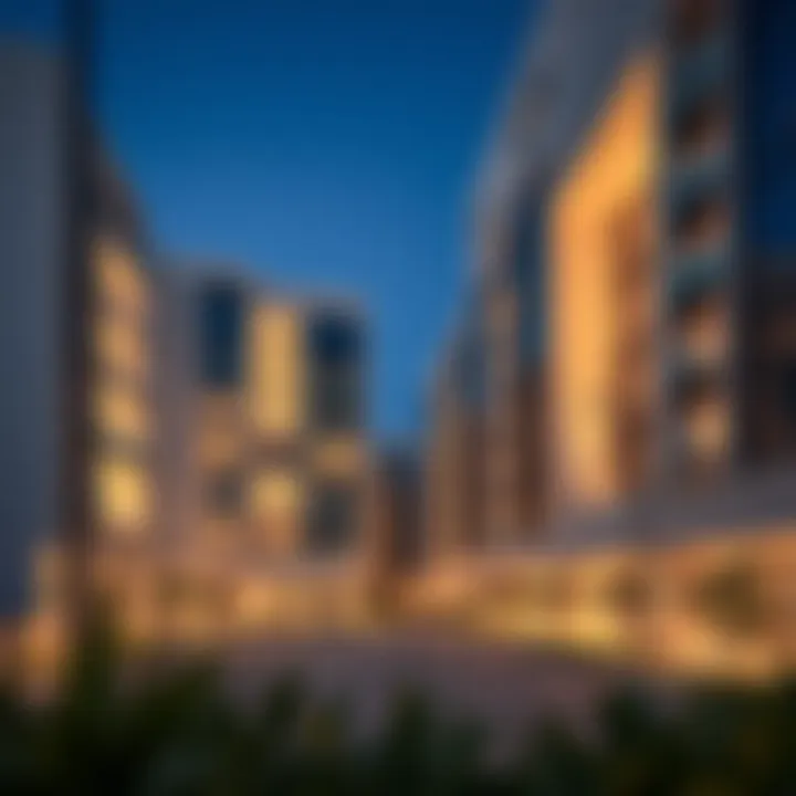 A stunning view of Al Wasl Karama showcasing modern architecture