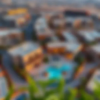 Aerial View of Aster Arabian Ranches 2 Aerial view of Aster Arabian Ranches 2 showcasing modern architecture