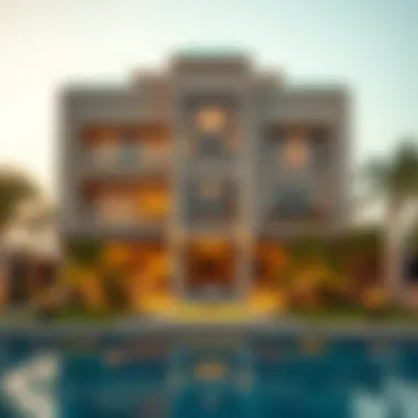 Luxury residential building by Azizi Real Estate