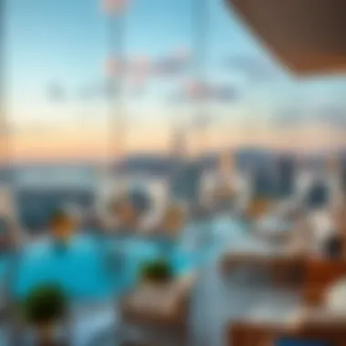 Panoramic skyline view from Barceló Residences