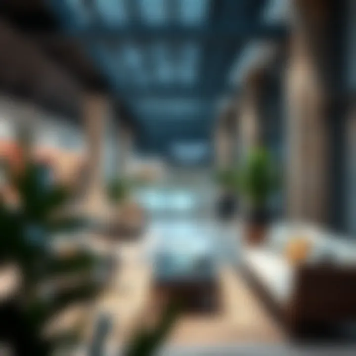 A serene leisure area in Bay Avenue Mall designed for relaxation and enjoyment.