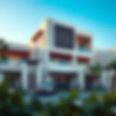 Modern architectural design of Bianca Townhouses