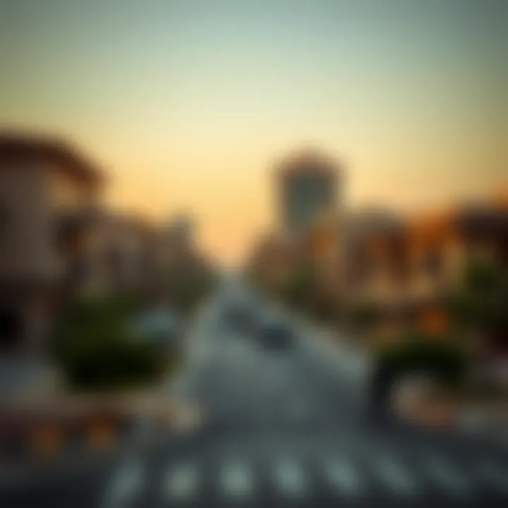 A bustling community in a شركة الدار العقارية development