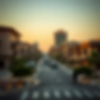 Community Living: The Heart of شركة الدار العقارية A bustling community in a شركة الدار العقارية development