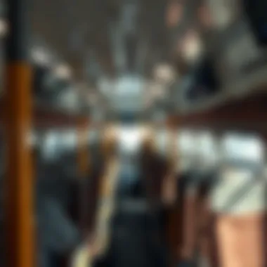 Interior of a Bus to Abu Dhabi Interior of a bus traveling to Abu Dhabi