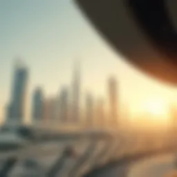 Dubai skyline showcasing modern architecture