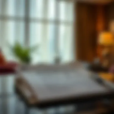 Legal documents and paperwork for residency