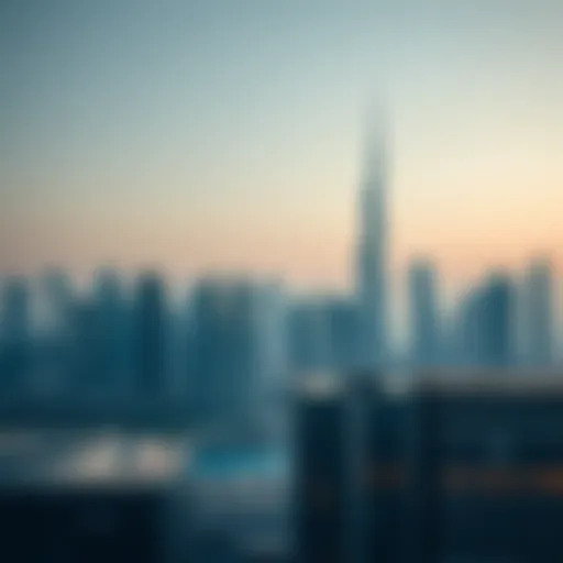Dubai skyline showcasing modern architecture