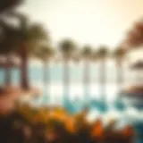 Luxury Beachfront Oasis Stunning beachfront view from a luxury resort in Ras Al Khaimah