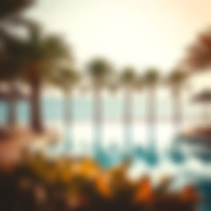 Luxury Beachfront Oasis Stunning beachfront view from a luxury resort in Ras Al Khaimah