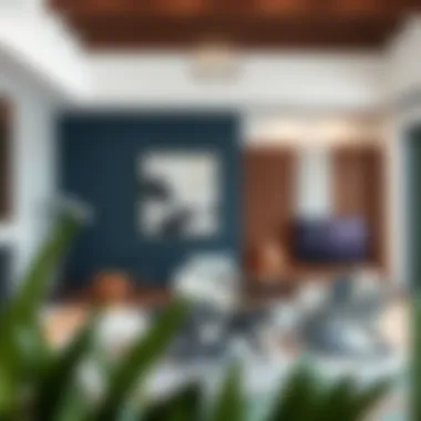 Living space showcasing design elements of Creekside 18