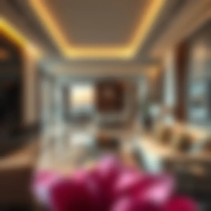 Luxurious interior of a residence in Damac Harbour reflecting modern elegance and comfort