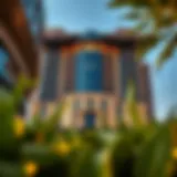 Exterior view of Damac Towers showcasing its modern architecture