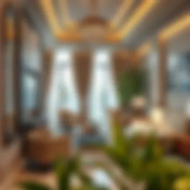 Sophisticated Interiors: A Luxurious Experience Stunning interior design of a deluxe holiday home in Dubai