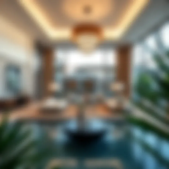 Beautifully designed interiors of a Desert Palm luxury home