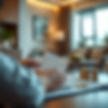 Diagram showing tax implications in real estate transactions