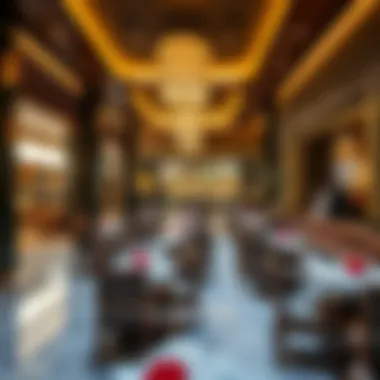 Inviting dining space featuring various culinary options at Dib Al Wahda Mall