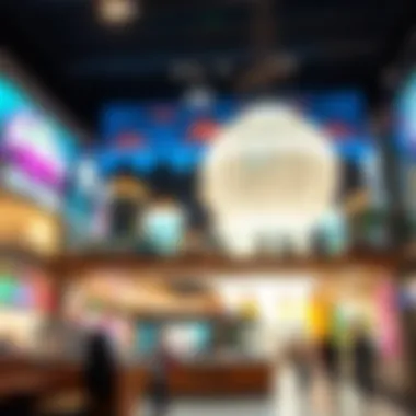 Entertainment zone with leisure activities and attractions at Dib Al Wahda Mall