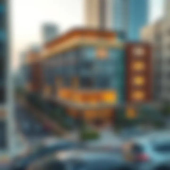 Commercial Ventures in the Heart of Dubai Aerial view of a commercial property in Dubai