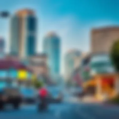 Discovering Dubai's Thriving New Neighborhoods Emerging neighborhood in Dubai bustling with activity