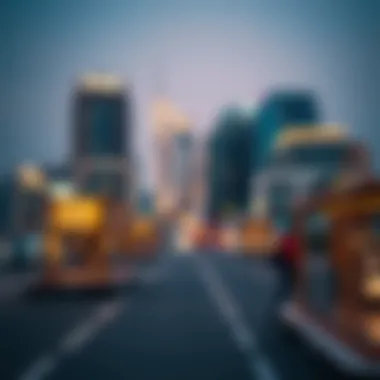 The bustling real estate market scene in Dubai highlighting trends and investment opportunities