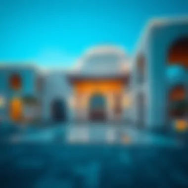 Dukkan Al Khawaneej: Architectural Elegance An artistic representation of Dukkan Al Khawaneej's exterior architecture