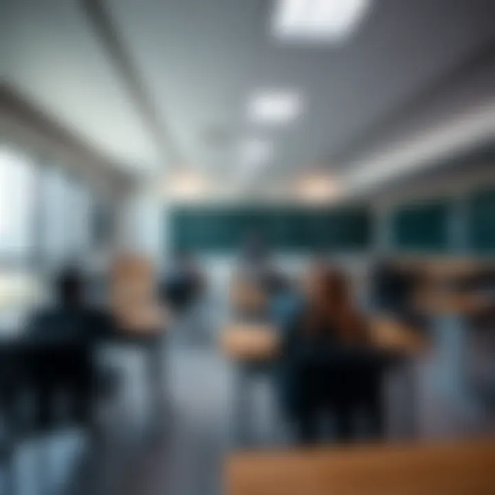 Modern Classroom Environment in Dubai Modern classroom environment reflecting state-of-the-art teaching methodologies.