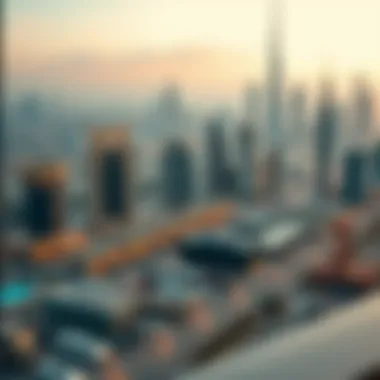 Dubai skyline representing property market