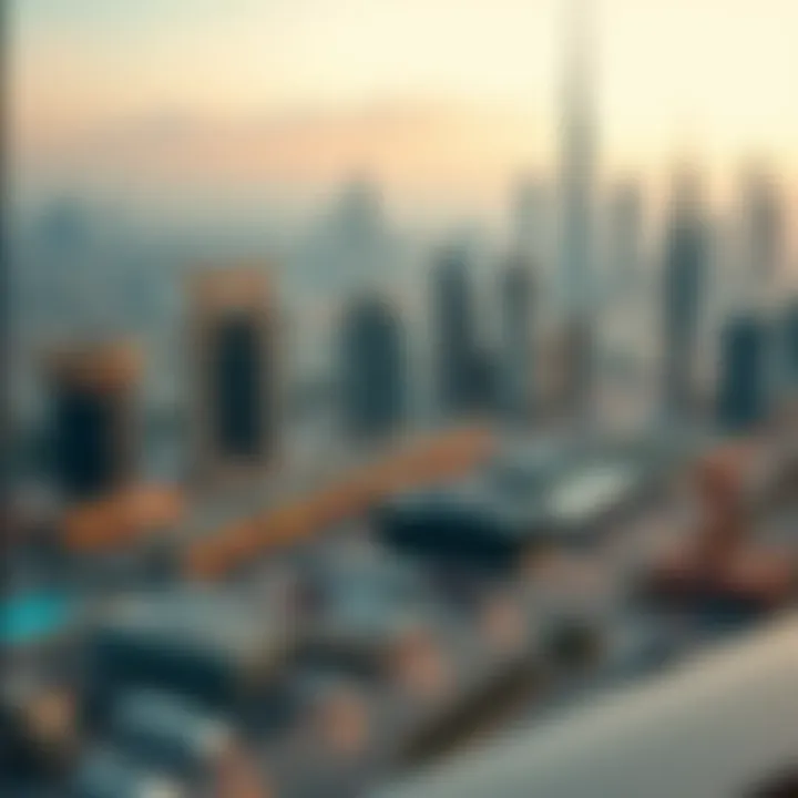 Dubai skyline representing property market