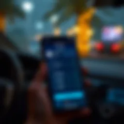 Ekar car rental app interface showcasing daily rates