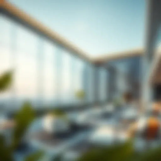 Stunning architectural design of Emaar apartments in Dubai