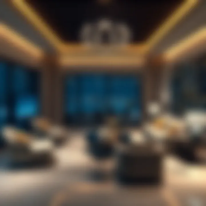 Luxurious Interiors of Emaar Villas Luxurious living spaces inside an Emaar Villa