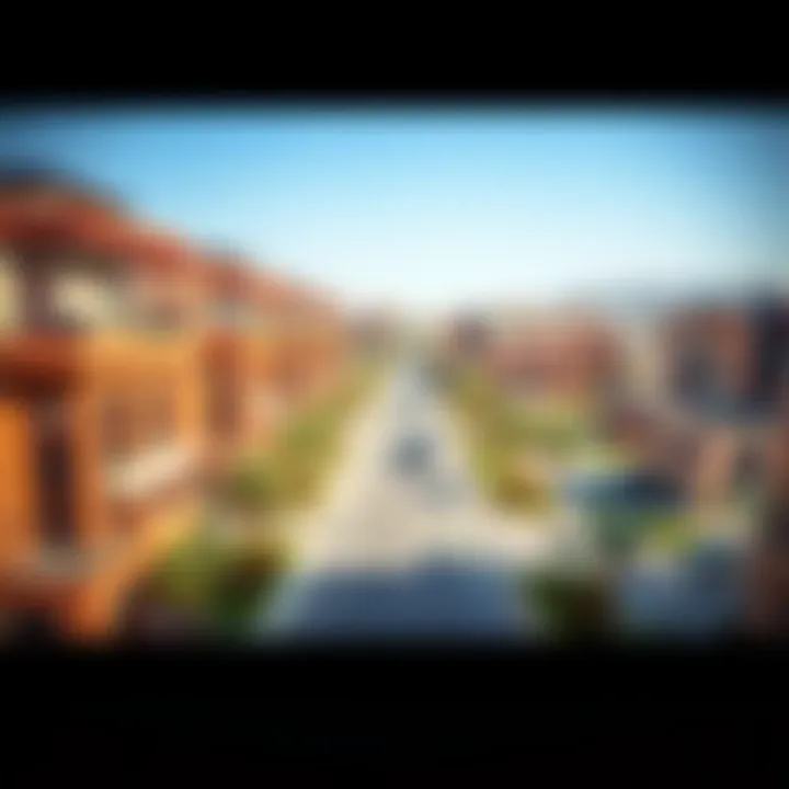 Vibrant Community Landscape Scenic view of Al Khail Heights community